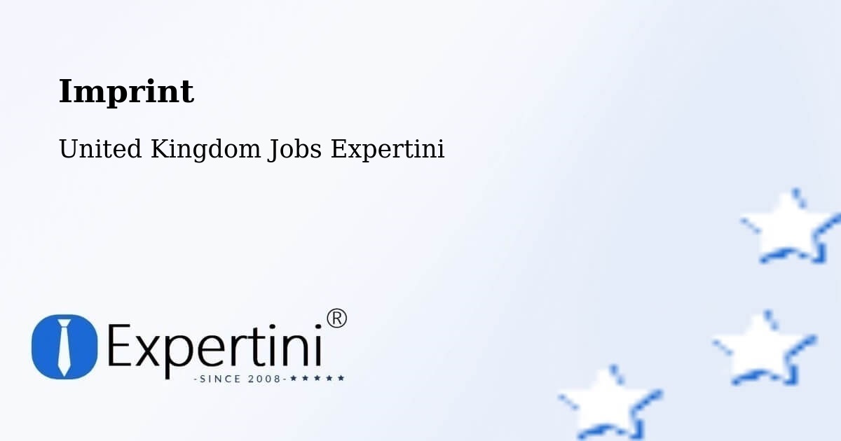 Imprint – South Shields - United Kingdom Jobs Expertini